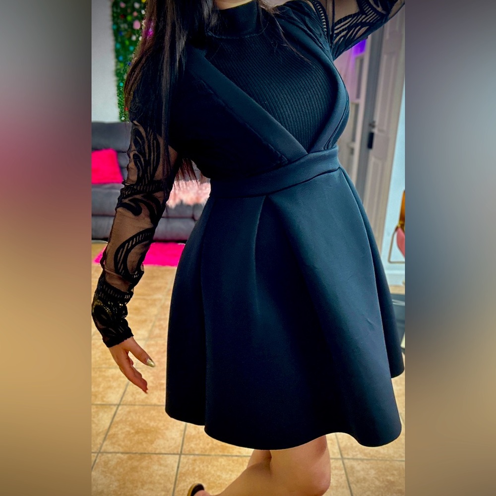 Black short dresses